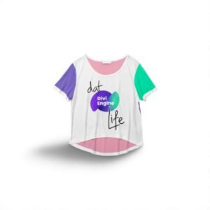 Dat Divi Engine Life Crop-top (3-Tone)